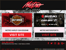 Tablet Screenshot of metro-motorsports.com